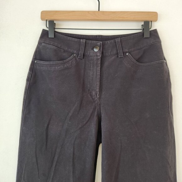 Lululemon City Sleek 5 Pocket Wide-Leg High-Rise Pants Black Casual Women's 27 - Picture 5 of 8